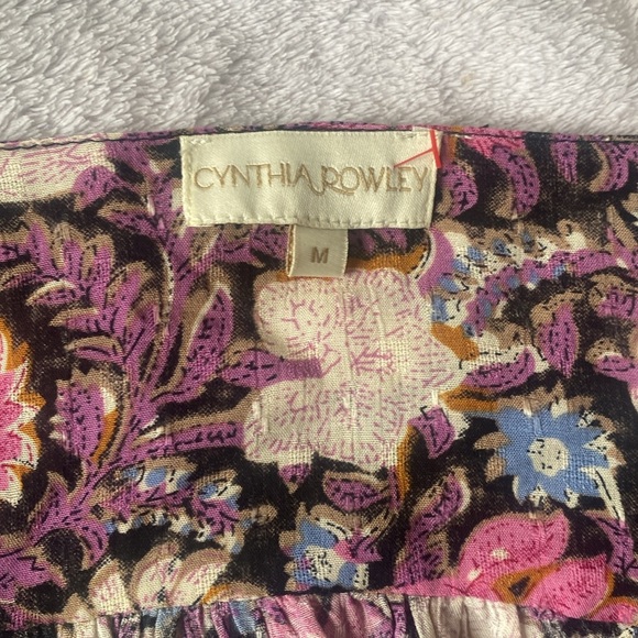 Cynthia Rowley Floral Women’s Shirt - Picture 3 of 4